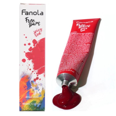 Fanola Free Paint Direct Colour Spicy Red 60ml